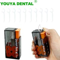 3 Box Dental Floss Dispenser Includes 30pcs Floss Portable Automatic Flosser Storage Box Toothpick Teeth Stick Oral Hygiene Care