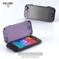 For Switch 2 Transparent Hard Shell Clear Protective Case For Switch 2 Scratch&Shock Protection Cover For Joy-con 2 Accessories