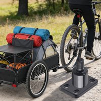 Bicycle Trailer Hitch Bicycle Towing Coupler Adapter Quick Release Trailer Coupler for Garage Outdoor Road Trip Camping Grocery
