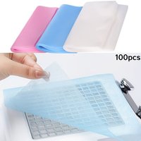 100pcs Disposable Nail Art Filter Paper Non-Woven Vacuum Manicure Dust Collector Nail Art Machine Accessories for Salon Use