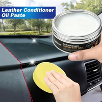 Car Renovate Varnish Soft Wax Leather Maintenance Wax Deep Nourish Anti Aging Long Lasting Protection Boost Leather Luster For L
