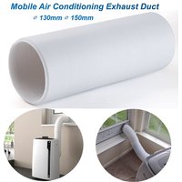 ∅130mm/150mm/180mm Mobile Air Conditioning Exhaust Duct PP Flexible Vent Pipe Turning To Left Extend Connect Tube,0.5m-5m