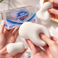 Squishy Soap Stress Ball Fidget Toy - Crunchy Squeeze Ball round Blocks ASMR Anti-Stress Toy for Kids & Adults