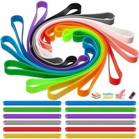 6/12Pcs Silicone Rubber Bands Planner Elastic Bands Elastic Rubber Wrapping Bands for Books, Cooking, Wrapping, Bag Wraps