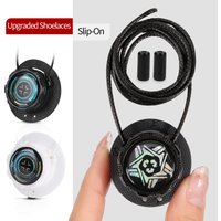 Swivel Buckle No Tie Shoelaces | Elastic Lazy Laces for Sneakers, 1 Pair Men Women