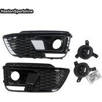 Q5 SQ5 Front Sport Fog Lamp Cover Fog Light Grill for Audi Q5 2018 2019 2020 2021 Car Accessories