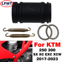 For KTM 300 250 XC SX XCW EXC TPI 2017-2023 For Husqvarna GAS GAS Exhaust Pipe Tailpipe Seal Ring Spring Exhaust Coupling Kit
