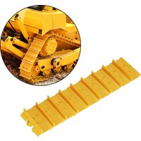 Yellow Loader Track For RC Hydraulic Engineering Vehicle Bulldozer Model Metal Accessories