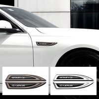 3D Metal Car Side Body Logo Badge Sticker Decoration Decals Accessorie For Lexus LS LC IS350 ES300h ES300 IS250 IS220d NX350h RX