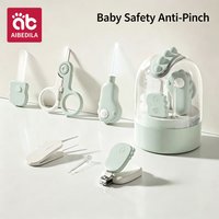 Neugeborenen-Nagelscheren-Set - Tragbares Kindersicheres Maniküre-Set mit Trimmer und Pinzette - Baby-Nagelpflegewerkzeug mit Aufbewahrungsbox