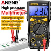 ANENG SZ306 Smart Digital Multimeter 1999 Count AC/DC Voltage Current Electrical Data Retention High Precision Professional Tool