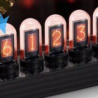 Digital IPS Tube Clock DIY Nixie Style Display With PC Control RGB Light For Desktop Decor Electronic Development Kit