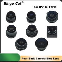 5pcs Rear Back Camera Blue Lens For iPhone 16 17 15 14 Plus 13 12 11 Pro MAX X1 X2 X3 X0.5 Camera Repair Replacement Accessory