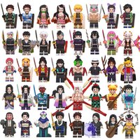 In Stock New Anime Devil Killer Mini Doll And Nichirin Sword Tanjiro Nezuko Hashira Children'S Anime Fan Collection Toys
