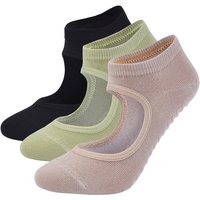 Breathable Yoga Socks for Women High Quality Pilates Socks Anti-Slip Backless Barre Ballet Dance Home Hospital Gym Sports Socks