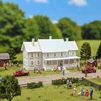 Evemodel 1 Unit N Scale Model House Kit Not-built Unpainted Building for Model Railroad