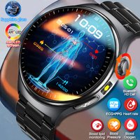 New Accurate ECG Smart Watch Heart Health Analysis Blood oxygen Pressure BT call ECG Smart Watches For Men Women protective film