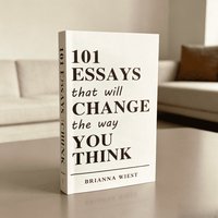 101 Essays Change Your Thinking English Adults Paperback Inspirational Self Help Guide Book Free Shipping