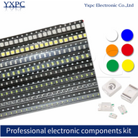 100pcs SMD LED Diode Colors 0402 0603 0805 1206 1210 3528 5050 5730 White Red Yellow Blue Green Orange for Electronic Components