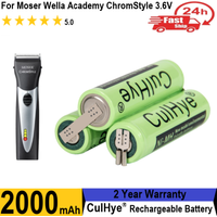 Ni-MH 3.6V 2000mAh Replacement Battery for Moser Wella Academy ChromStyle 1871 Super Cordless 1872 Clipper 1871-7590
