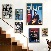 B-Blur Band Poster HD Self-Adhesive Waterproof Perfect for Home Office Dorm Bedroom An Ideal Gift