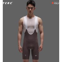 TCRC Italy Elastic Interface Padded Cycling Bibs Men's Bicycle Shorts 7 Hours Riding Short Bibs High Elastic Tight MTB Clothing