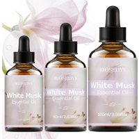 WHITE MUSK ESSENTIAL OIL moisturizing and nourishing massage oil suitable for skincare, fragrance, massage, and all skin types.