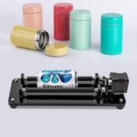 Laser Rotary Roller for Laser Engravers Y-Axis Rotary Roller w/360°Rotation Laser Cutters Y-axis Rotary Roller Engraving Module