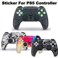 Decal Vinyl Skin Sticker For PS5 Controller Gamepad Protective For PS5/Pro/Slim Console Protective Cover For PS5 Accessories