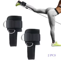 2pcs Adjustable Ankle Straps for Cable Machines Kickbacks Comfort Ankle Cable Attachments for Gym Ankle Cuff Cable Machine Glute