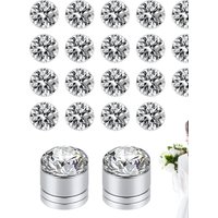24pcs Veil Weights Wedding Magnetic Diamonds, Elegant Shiny Rhinestones Crystals Hijab Magnets for Dress Veil Accessories