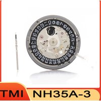 Japan Brand New NH35A Automatic Mechanical Movement NH35 Movement Watch Movement Parts 21,600 bph Crown at 3.0