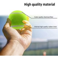 3PCS Tennis Yellow Tennis Ball Advanced Felt Highly Elasticity Tennis Training Ball 6.5CM Practice Balls Competition Training