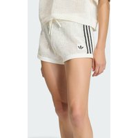 Adidas Authentic Three Leaves Women's Elastic Fashion Knit Casual Shorts KC6477