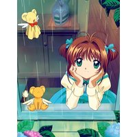 DIY Canvas Painting Kawaii Cardcaptor Sakura Anime for Living Room Bedroom Home Decor Gift
