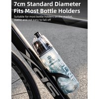 AliExpress ESLNF Double-layer Refrigeration Bicycle Water Bottle 3-6 Hours Spray Direct-drinking 2 In 1 Design Sports Kettle New