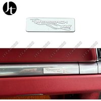 For Porsch 991 992 WEISSACH GT3RS Interior 3D Metal Logo Car Sticker Badge Car Sticker Carrera 4S Turbo Targa GT3