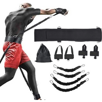 Boxing Resistance Bands & Exercise Bands Adjustable Waist Strap Trainer Workout Band for Agility Resistance Training Mma