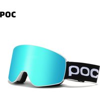POC Skibrille. Schutzbrillengläser mit Magnetfunktion. Hochauflösende Anti-Beschlag-Skibrille