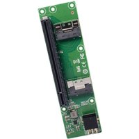 PCIe 4.0 X16 Adapter Card 2x SFF-8654 8i SlimSAS To PCIe Gen4 X16 Slot Riser Card / Cable for GPU eGPU External Expansion Server