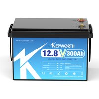12V 300Ah LiFePO4 Batterie 3,8kWh, mit integriertem 200A BMS, 6000+ Zyklen, für Solar-Heimbackup, USV, Off-Grid, EU-Lagerbestand, sofort lieferbar