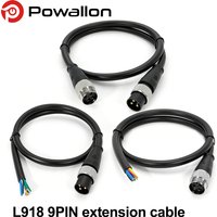 9Pin L918AG AM Plug Waterproof Extension Cable E-Bike Hub Motor Controller Wiring Cable Electric Bicycle Replacement Accessories