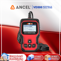 Lecteur de code OBD II VD500, scanner de diagnostic professionnel VAG pour voitures avec diagnostic de voyant moteur, réinitialisation du service d'huile, réinitialisation EPB et fonctions