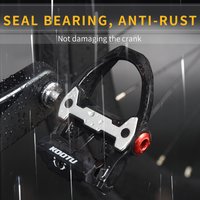 KOOTU Self-locking clip-on road bike pedal with hexagonal tension adjustment for SPD-SL system automatic pedals.