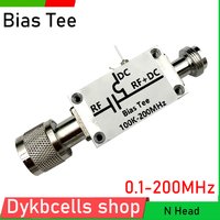 RF Biaser Bias Tee 100 k-200MHz 1a n Kopf RF Isolator Bias Feeder Kurzwelle für Amateurfunk Rtl SDR Lna Low Noise Verstärker
