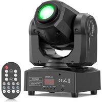 U'King 120W LED Moving Head Licht Mini Spot Gobos Bühnenlicht Fernbedienung DMX512 Muster Strahl Effekt Licht für DJ Hochzeit