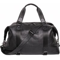 Nesitu A4 Large Black Genuine Leather Business Women Men Travel Bags 15.6'' Laptop Handbag Shoulder Messenger gym Duffle M30240