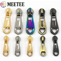 10/20/50Stk 3 # 5 # Meetee Nylon-Reißverschluss-Schieber, Ersatz-Zipper für Taschen und Kleidung, Reparatur-Set für Reißverschlüsse, Nähzubehör