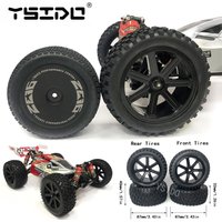 Upgrade Original Wltoys XK 144001 144010 124018 124019 124017 124016 Vorder- und Hinterreifen 12 HEX für 1/12 1/14 1/16 RC Offroad-Auto