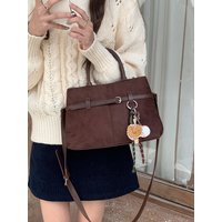 CGCBAG Vintage Designer Luxury Brand Women Handbags Simple Solid Small Crossbody Bag High Quality PU Leather Female Tote Bag